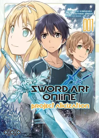 Couverture du manga Sword art online, project alicization Tome 1