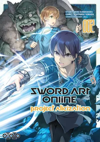 Couverture du manga Sword art online, project alicization Tome 2