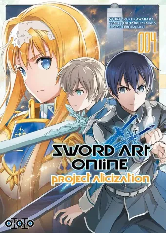 Couverture du manga Sword art online, project alicization Tome 4