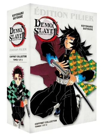 Couverture du manga Demon slayer – kimetsu no yaiba Tome 1, « Carnet des pourfendeurs »