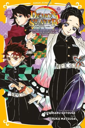 Couverture du manga Demon slayer – kimetsu no yaiba Tome 6, « L'assaut de la forteresse infinie ! »