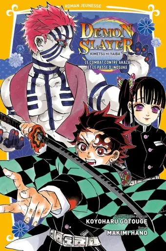 Couverture du manga Demon slayer – kimetsu no yaiba Tome 7, « Le combat contre Akaza et le passé d'Inosuke »
