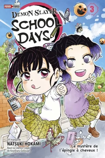 Couverture du manga Demon slayer school days Tome 3, « Le mystère de l'épingle à cheveux ! »