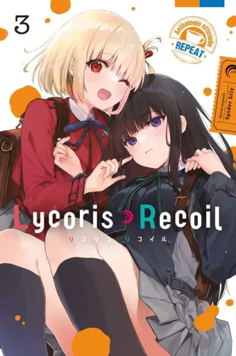 Couverture du manga Lycoris recoil – repeat – anthologie officielle Tome 3
