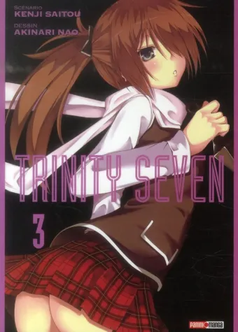 Couverture du manga Trinity seven Tome 3