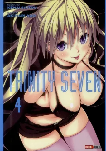 Couverture du manga Trinity seven Tome 4