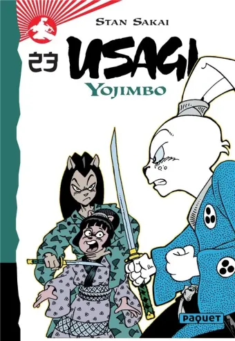 Couverture du manga Usagi Yojimbo Tome 23, « Le pont des larmes »