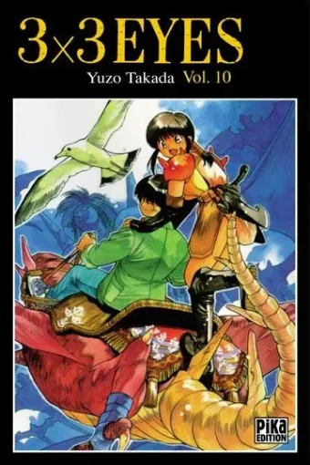 Couverture du manga 3 x 3 eyes Tome 10