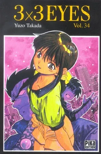 Couverture du manga 3 x 3 eyes Tome 34