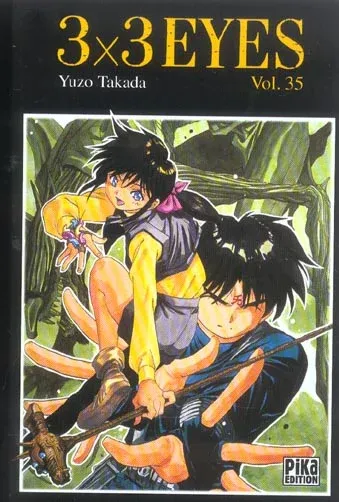 Couverture du manga 3 x 3 eyes Tome 35