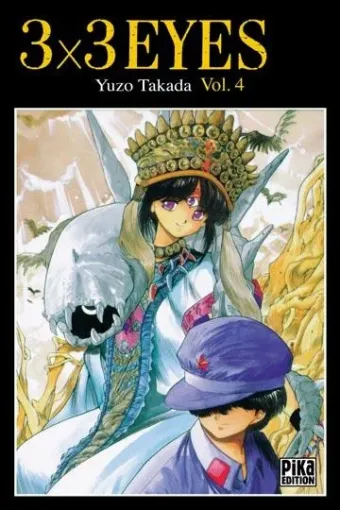 Couverture du manga 3 x 3 eyes Tome 4