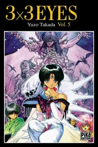 Couverture du manga 3 x 3 eyes Tome 5