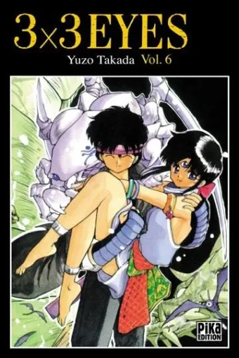 Couverture du manga 3 x 3 eyes Tome 6