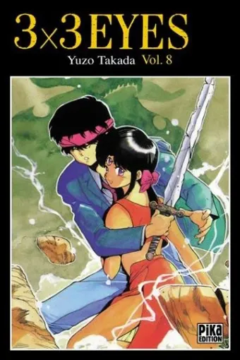 Couverture du manga 3 x 3 eyes Tome 8