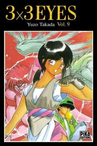 Couverture du manga 3 x 3 eyes Tome 9
