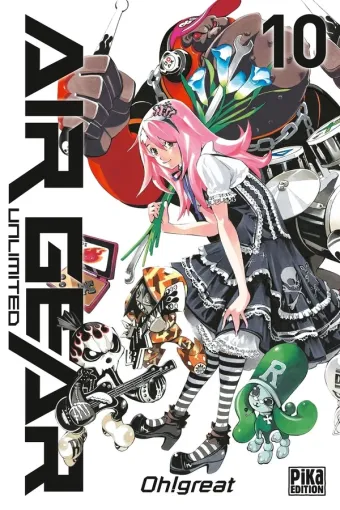 Couverture du manga Air gear – unlimited Tome 10
