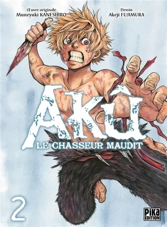 Couverture du manga Akû – le chasseur maudit Tome 2
