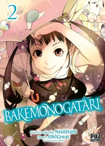 Couverture du manga Bakemonogatari Tome 2