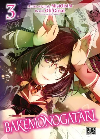 Couverture du manga Bakemonogatari Tome 3