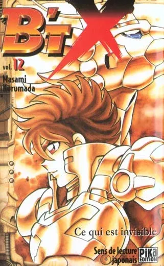 Couverture du manga B’TX Tome 12, « Ce qui est invisible »