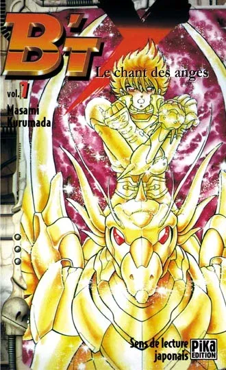 Couverture du manga B’TX Tome 7, « Le chant des anges »
