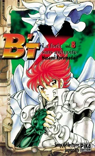 Couverture du manga B’TX Tome 8, « La forêt sans mémoire »