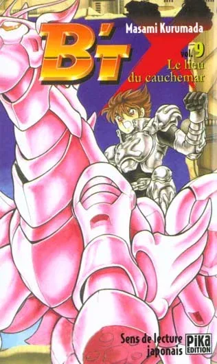 Couverture du manga B’TX Tome 9, « Le lieu du cauchemar »