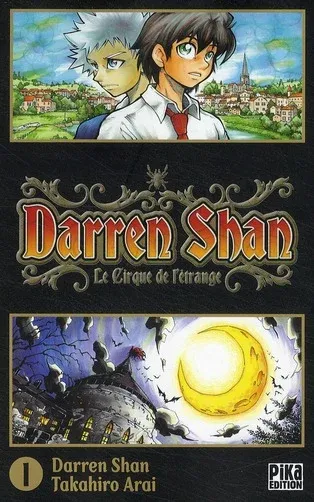 Couverture du manga Darren Shan Tome 1, « Le cirque de l'étrange »