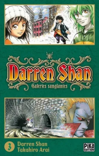 Couverture du manga Darren Shan Tome 3, « Galeries sanglantes »