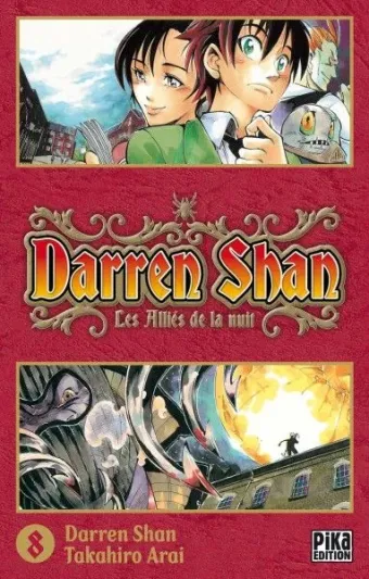 Couverture du manga Darren Shan Tome 8, « Les alliés de la nuit »