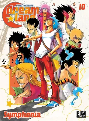 Couverture du manga Dreamland Tome 10, « Symphonia »