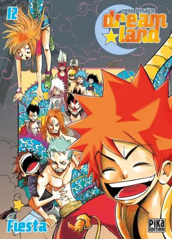 Couverture du manga Dreamland Tome 12, « Fiesta »