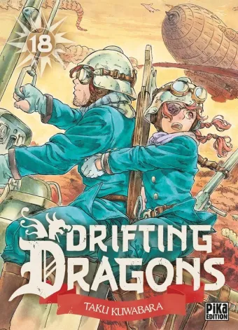 Couverture du manga Drifting dragons Tome 18
