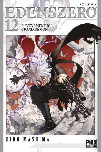 Couverture du manga Edens zero Tome 12, « L'avènement du grand démon »