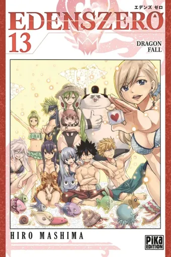 Couverture du manga Edens zero Tome 13, « Dragon fall »