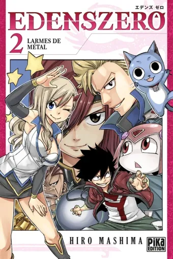 Couverture du manga Edens zero Tome 2, « Larmes de métal »