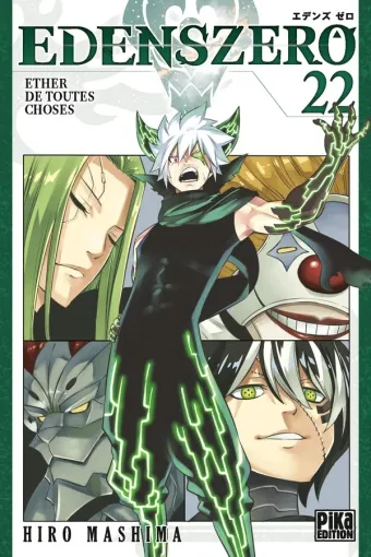 Couverture du manga Edens zero Tome 22, « Ether de toutes choses »