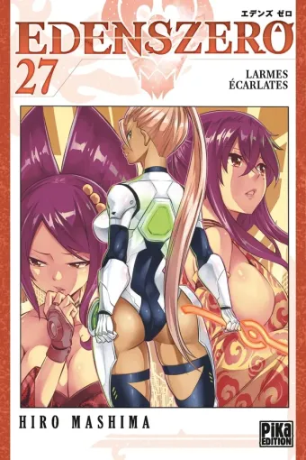 Couverture du manga Edens zero Tome 27, « Larmes écarlates »