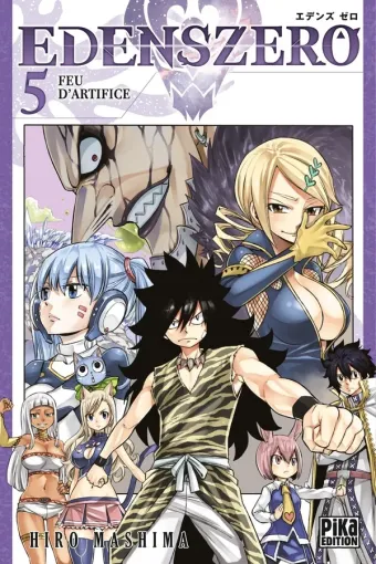 Couverture du manga Edens zero Tome 5, « Feu d'artifice »