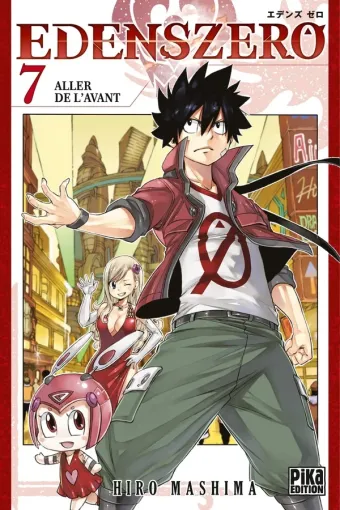 Couverture du manga Edens zero Tome 7, « Aller de l'avant »