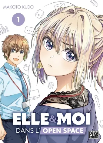 Couverture du manga Elle et moi dans l’open space Tome 1