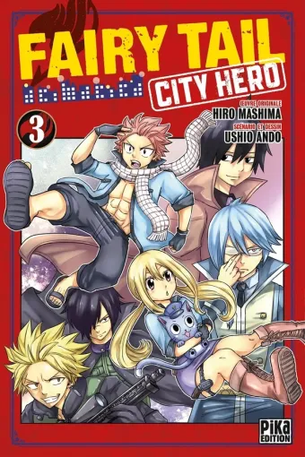 Couverture du manga Fairy Tail – city hero Tome 3