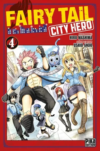 Couverture du manga Fairy Tail – city hero Tome 4