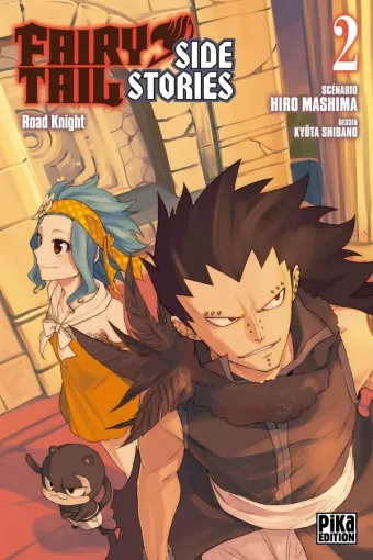 Couverture du manga Fairy tail side stories Tome 2, « Road knight »
