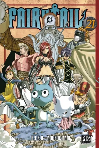Couverture du manga Fairy Tail Tome 21