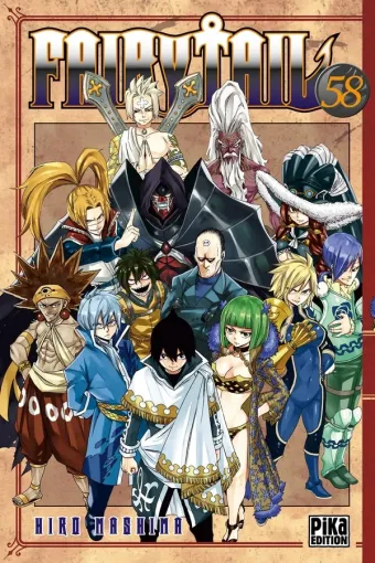 Couverture du manga Fairy Tail Tome 58