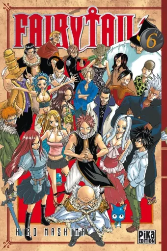 Couverture du manga Fairy Tail Tome 6