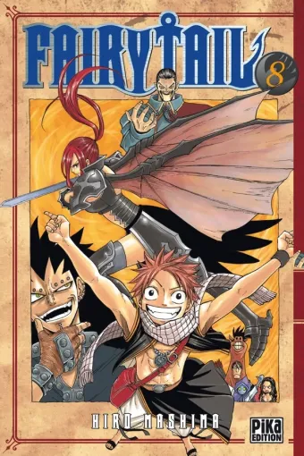 Couverture du manga Fairy Tail Tome 8