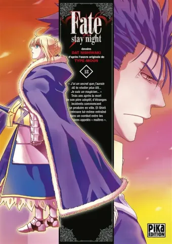 Couverture du manga Fate stay night Tome 18