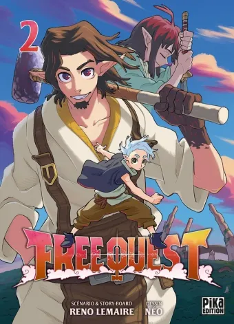 Couverture du manga Free quest Tome 2